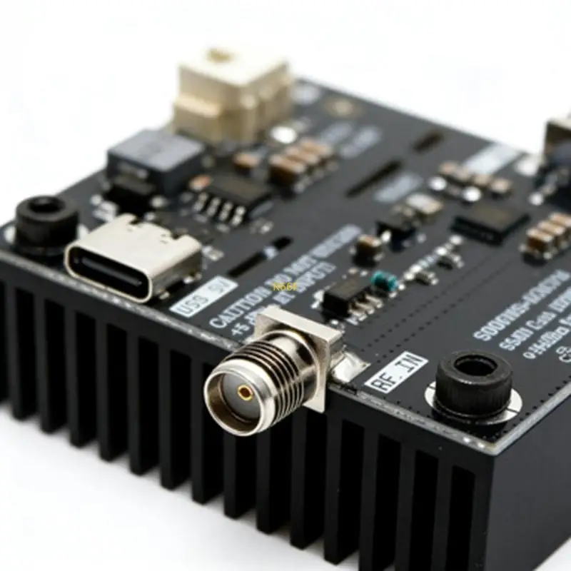 SBB5089 AU6471A 알루미늄 방열판 전력 증폭기 2.4G 호환 활성 냉각 액세서리용 2.2G-3.1GHz