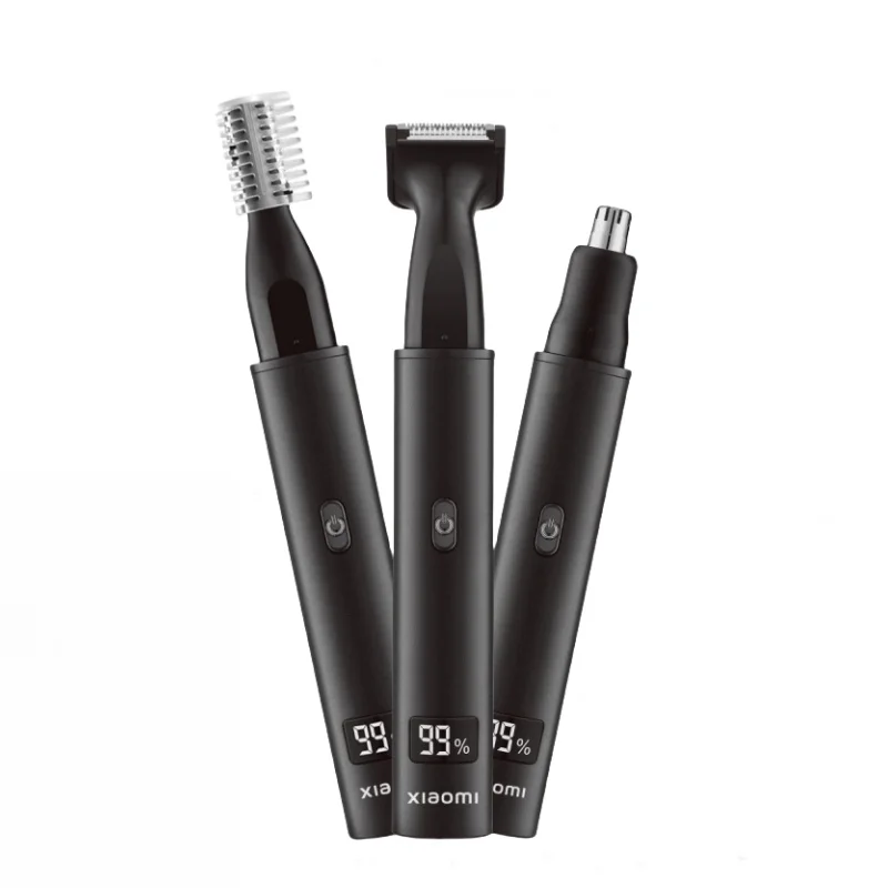 NEW Xiaomi 3 in 1 Professional Electric Nose Hair Trimmer Men and Women USB Charging Eyebrow Facial Nose Trimmer Hair Clipper 5