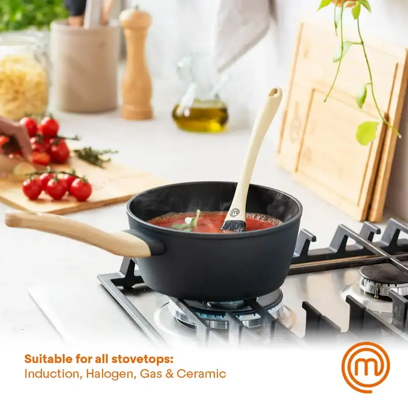 

inch Sauce Pan, Non Stick Cooking Pot with Lid