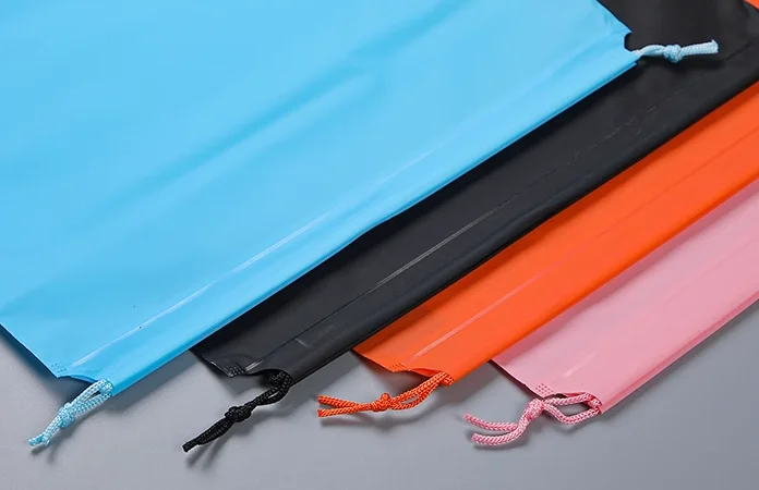 Farbige, mattierte Kordelzugtasche für Kleidung, Unterwäsche, Schuhe, Aufbewahrung, Verpackungsbeutel, Kordelzugbeutel, Logo-Druck – Detail 7