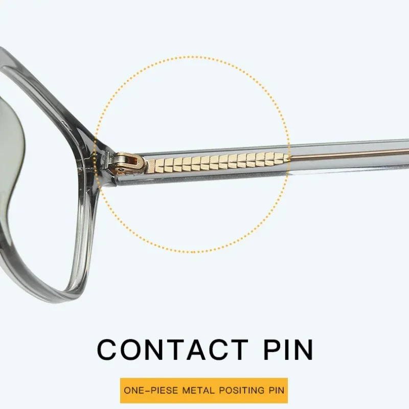 VICKY Men's Square Classic Eyeglass Frames Myopia Hyperopia Anti-Blue Light Reading Glasses Customizable Prescription PFD2082 4