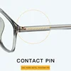 VICKY Men's Square Classic Eyeglass Frames Myopia Hyperopia Anti-Blue Light Reading Glasses Customizable Prescription PFD2082 4