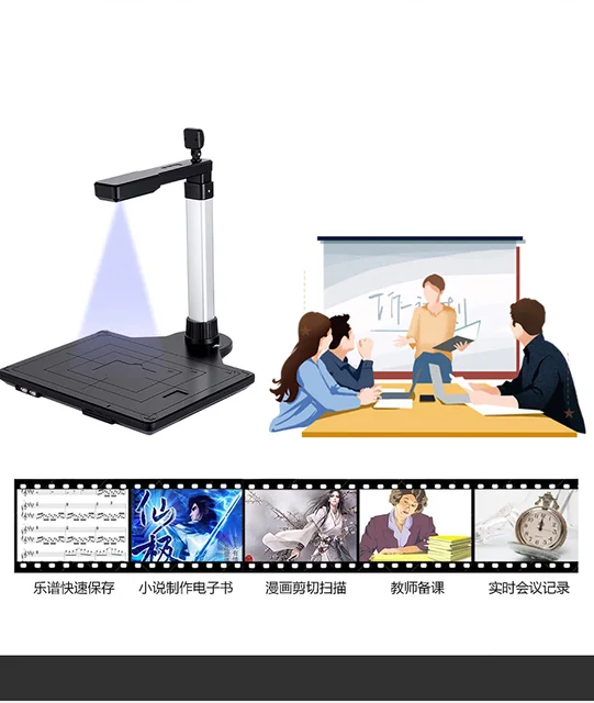 Paper Files Escaner Documentos  Book Scanner Documents Camera - High  Definition - Aliexpress