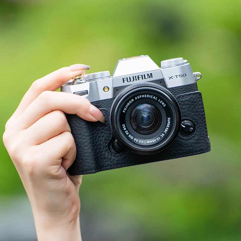 【良品】FUJIFILM X-T50【ストラップ付き】 Amazon | [SMALLRIG] X-T50用 ハーフレザーケースキット
