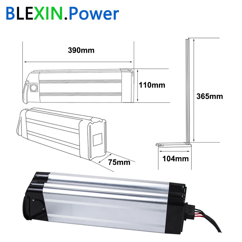 24V 15Ah Silverfish Ebike Battery 10Ah 13Ah 17.5AH for CMACEWHEEL GW20 KS26 Momabikes G-Hybrid Folding Electric Bicycle Battery