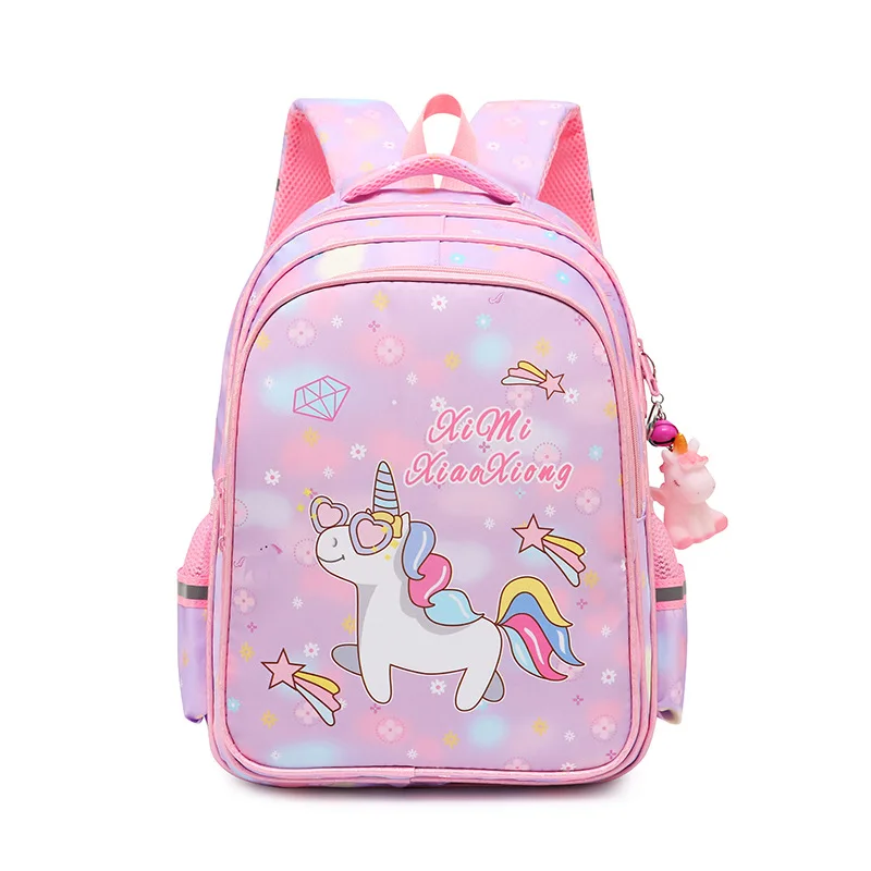 Grade 1-3 New Primary School Bags Cartoon Unicorn Children Large Backpacks Girls Baby High-capacity Backpack for Travel Gift Hot