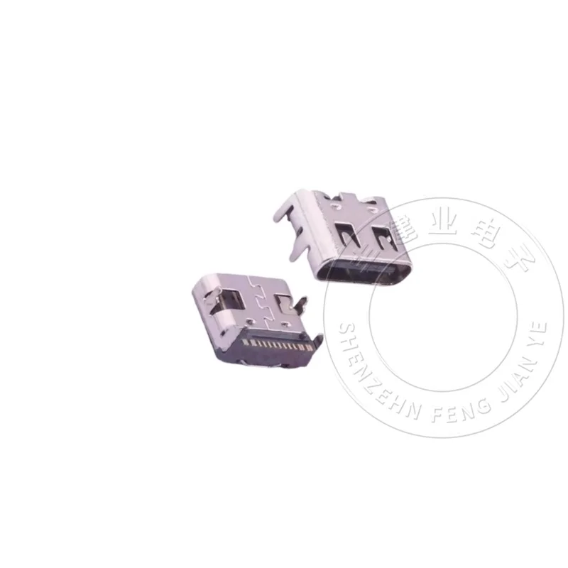 KH-TYPE-C-6P/16P/16P-T Type-C female USB connector horizontal patch 100PCS