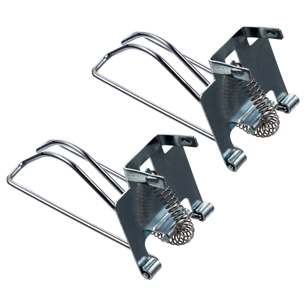 

2 Pcs Small Business Supplies Cashier Box Clip Metal Money Replacement Register Drawer Small Clips Supply Ferroalloy Tray Insert