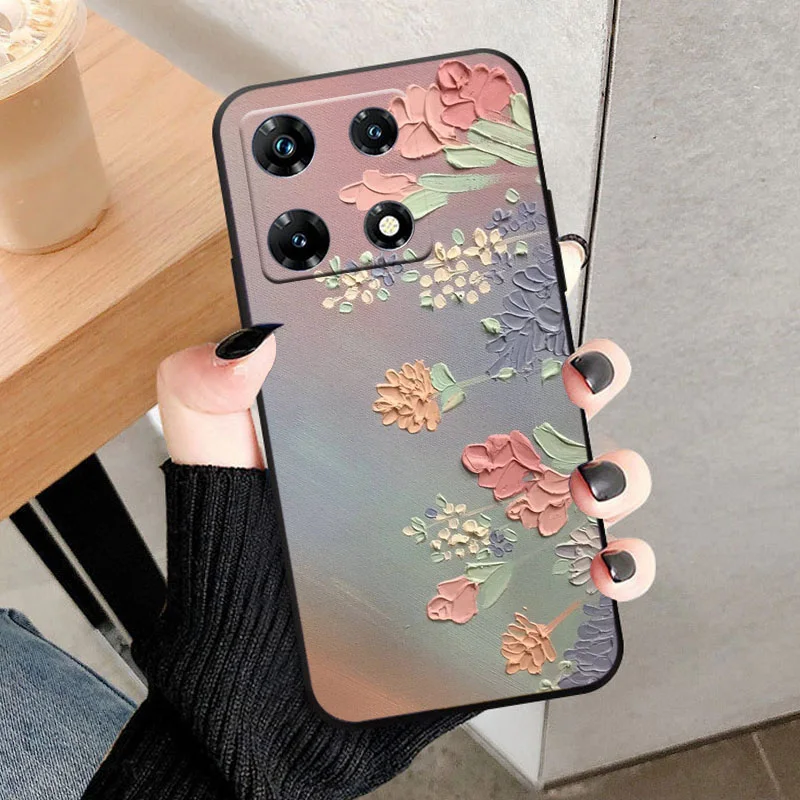 Premium Black Silicone Shockproof Back Cover Case - Soft TPU Protection