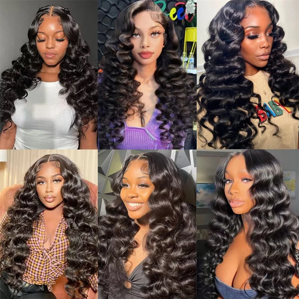 Loose Deep Wave Bundles Brazilian Raw Human Hair Weave Bundles 1/3/4 Bundle Deals Human Hair Extensions For Women