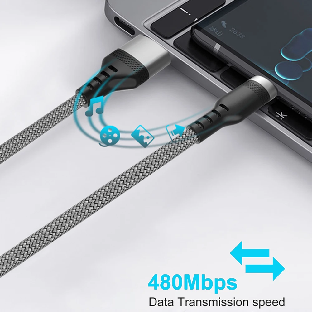 Premium Braided USB Type-C Data Cable - Multiple Lengths Available