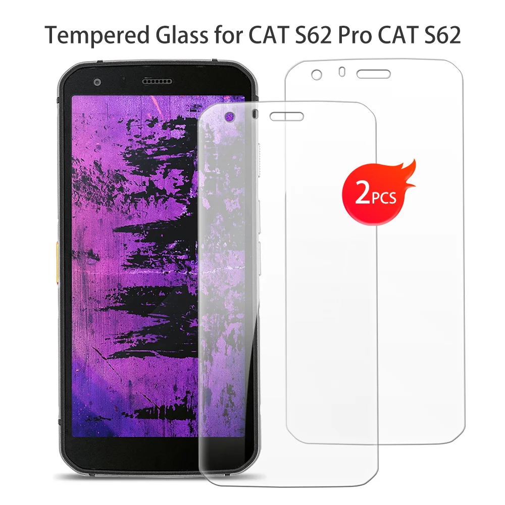 For Cat S62 Pro Tempered Glass Protective On Cat S62 5.7 Inch Screen Protector Smart Phone Cover Film