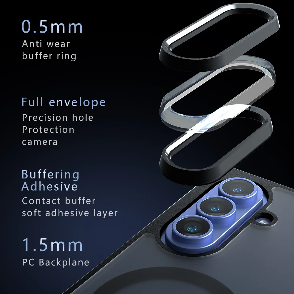 Luxury Magnetic Wireless Charging Shockproof Phone Case