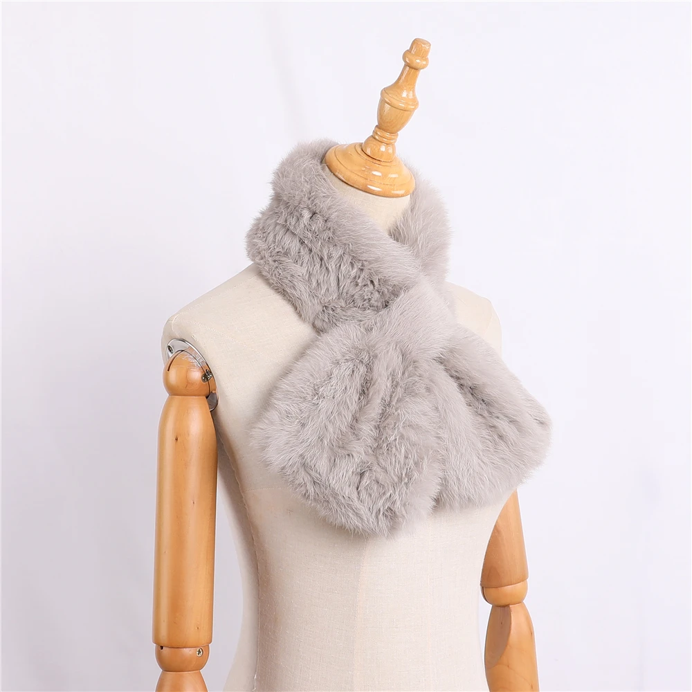 2022 New Designer Winter Warm Faux Rabbit Fur Collar Scarf Ring Women  Luxury Plaid Knitted Snood Scarves For Ladies Neckerchiefs - Scarf -  AliExpress