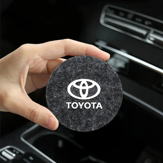 Sottobicchieri per auto Portabicchieri da viaggio per auto Inserto sottobicchiere in feltro Antiscivolo Accessori interni per veicoli Tappetini per tazze per Toyota Corolla Camry 5
