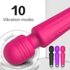 Wireless vibrator AV vibrator magic wand female clitoral stimulator usb rechargeable massager merchandise sex toys 18 1