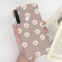 Cute Soft Matte Bumper Back Cover Phone Case for Realme 5 5i 5s 6i c3 (MT35)