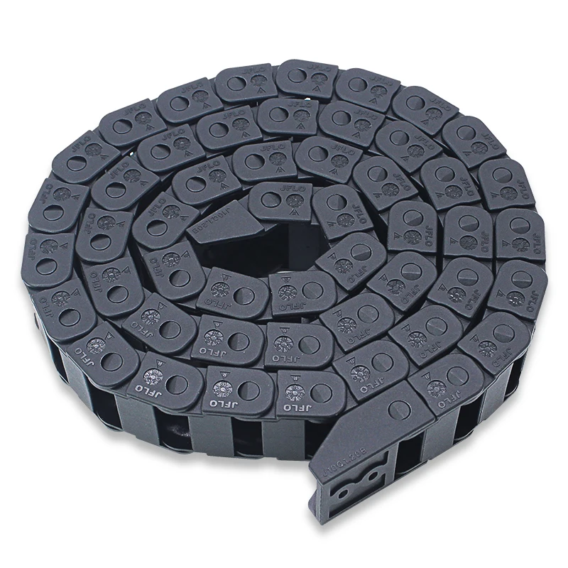 Hight Quality 1meter Cable Drag Chain Bridge type cannot be opened Series of J10Q.1.B 10*10 10*15 10*20 Bending radius R18 28 38