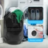 Laundry Backpack Bag with Shoulder Straps and Pocket Oxford Cloth Waterproof Backpack Laundry Bag Large Capacity Clothes Hamper 5