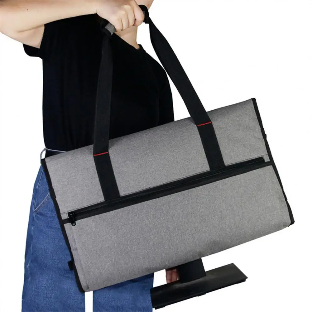 

Highly Protective Anti-scratch Screen Carrying Bag Fabric Practical Strong Buckle Monitor Carrying Bag Laptop Carrying Bag