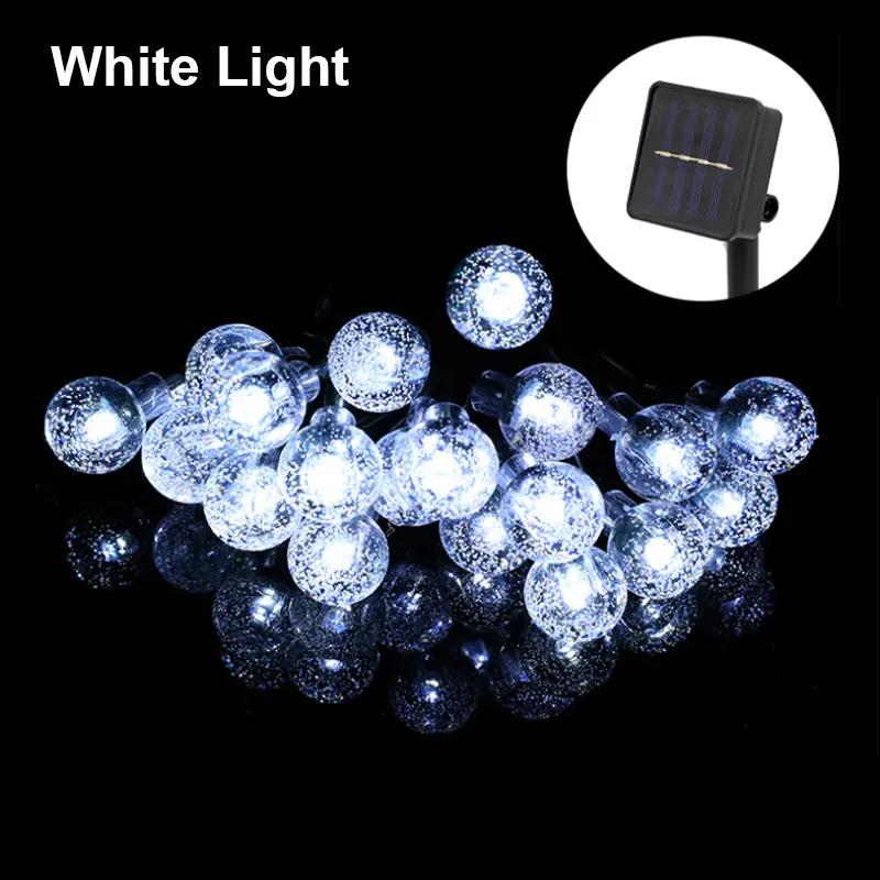 solar led street light LED Outdoor Solar Light Crystal Ball Light String 200LED Waterproof Solar Charging Light for Courtyard Garden Decoration Lamps decorative solar lights Solar Lamps