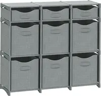9 Cube Closet Organizers, Includes All Storage Cube Bins, Easy To Assemble Storage Unit With Drawers | Room Organizer For Clothe 1
