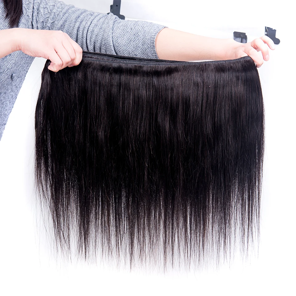 Bone Straight Human Hair Bundles 32 34 36 38 40Inch 1/3/4 Pcs Deals Sale For Women Brazilian Natural Color Remy Hair Extention