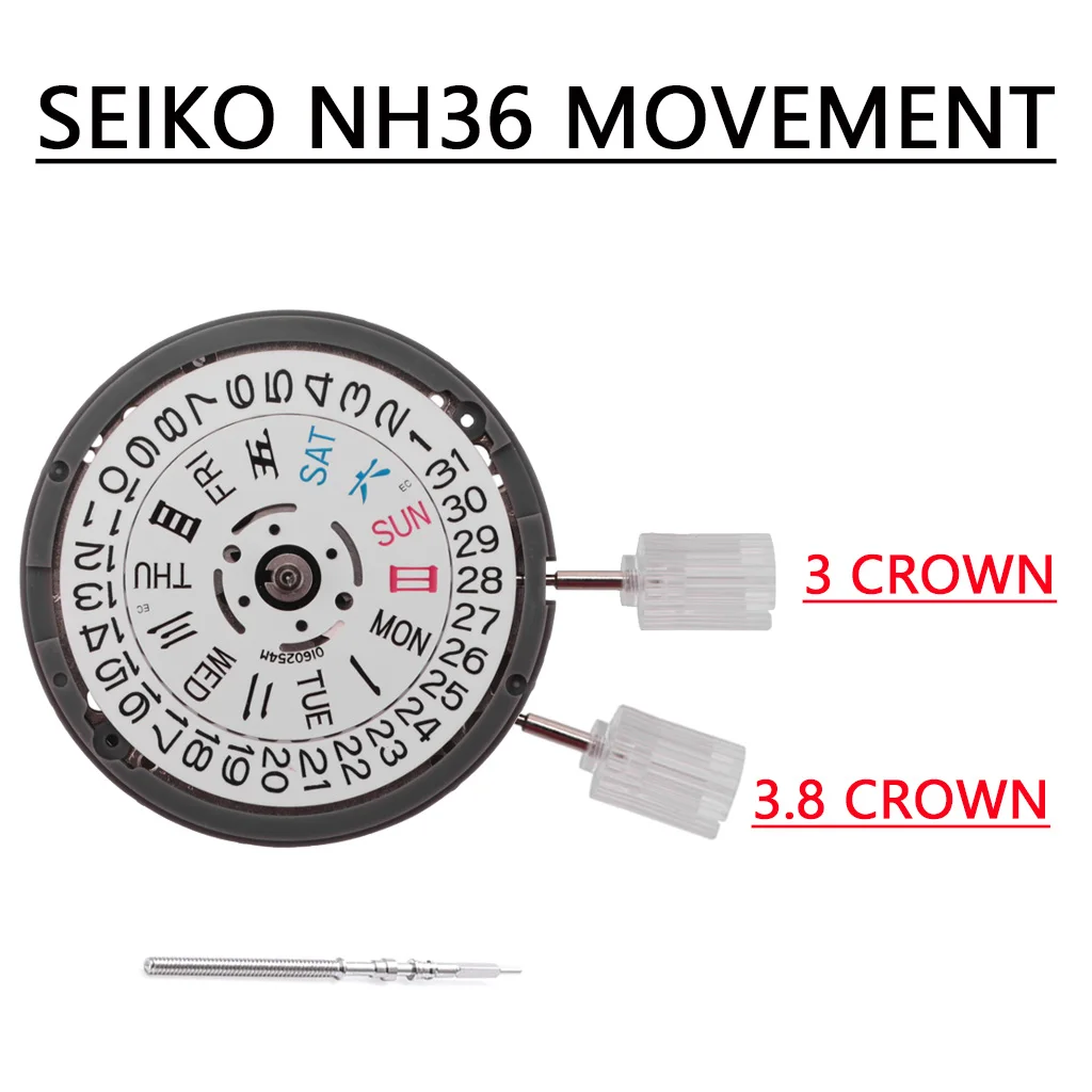 Japan-Original-New-Seiko-NH36-NH36A-24-Jewels-High-Accuracy-Mechanical ...