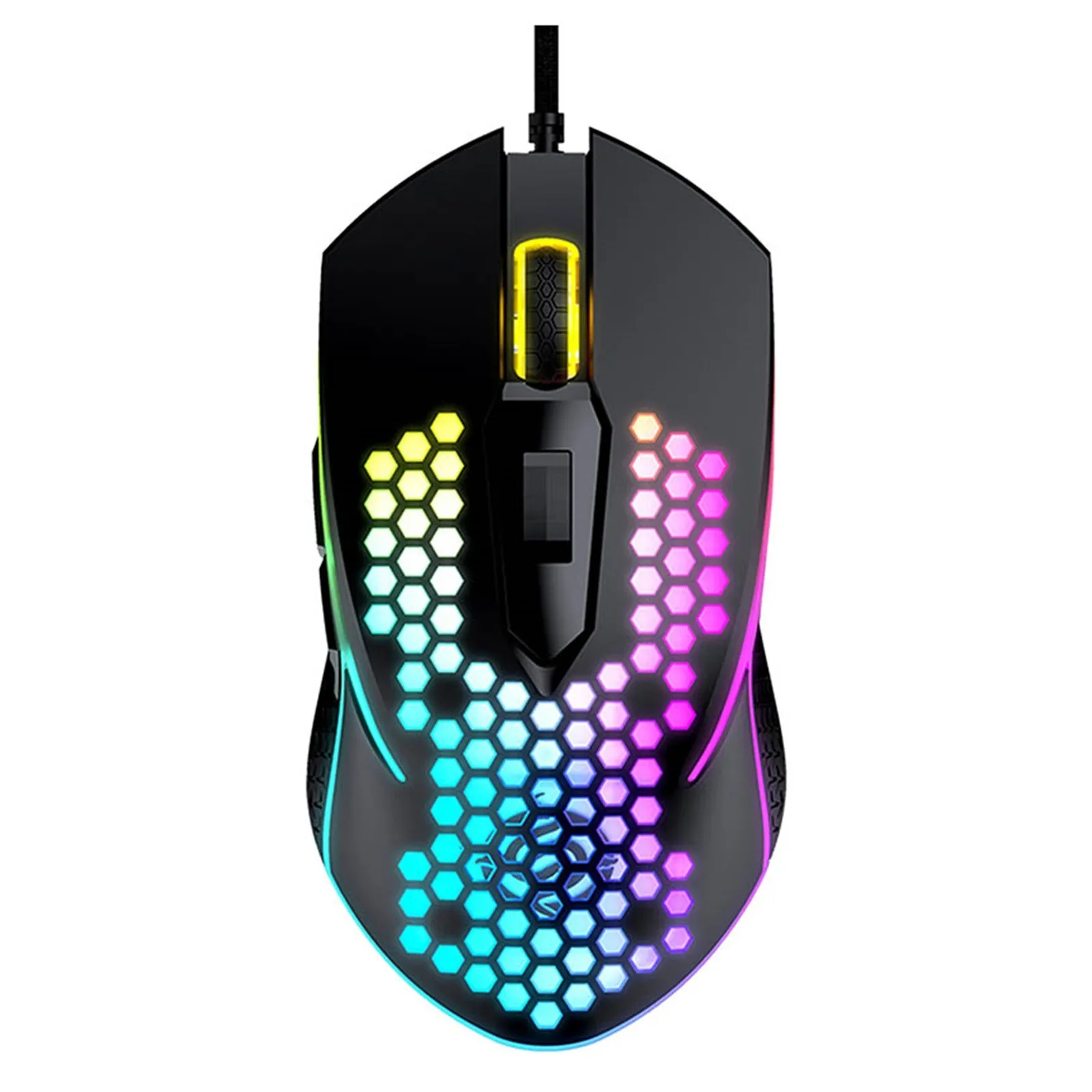 X8 Wired Gaming Mouse Portable Office Entertainment Mute Mechanical Desktop Computer Notebook Honeycomb Luminous Mouse gaming mouse for large hands Mice