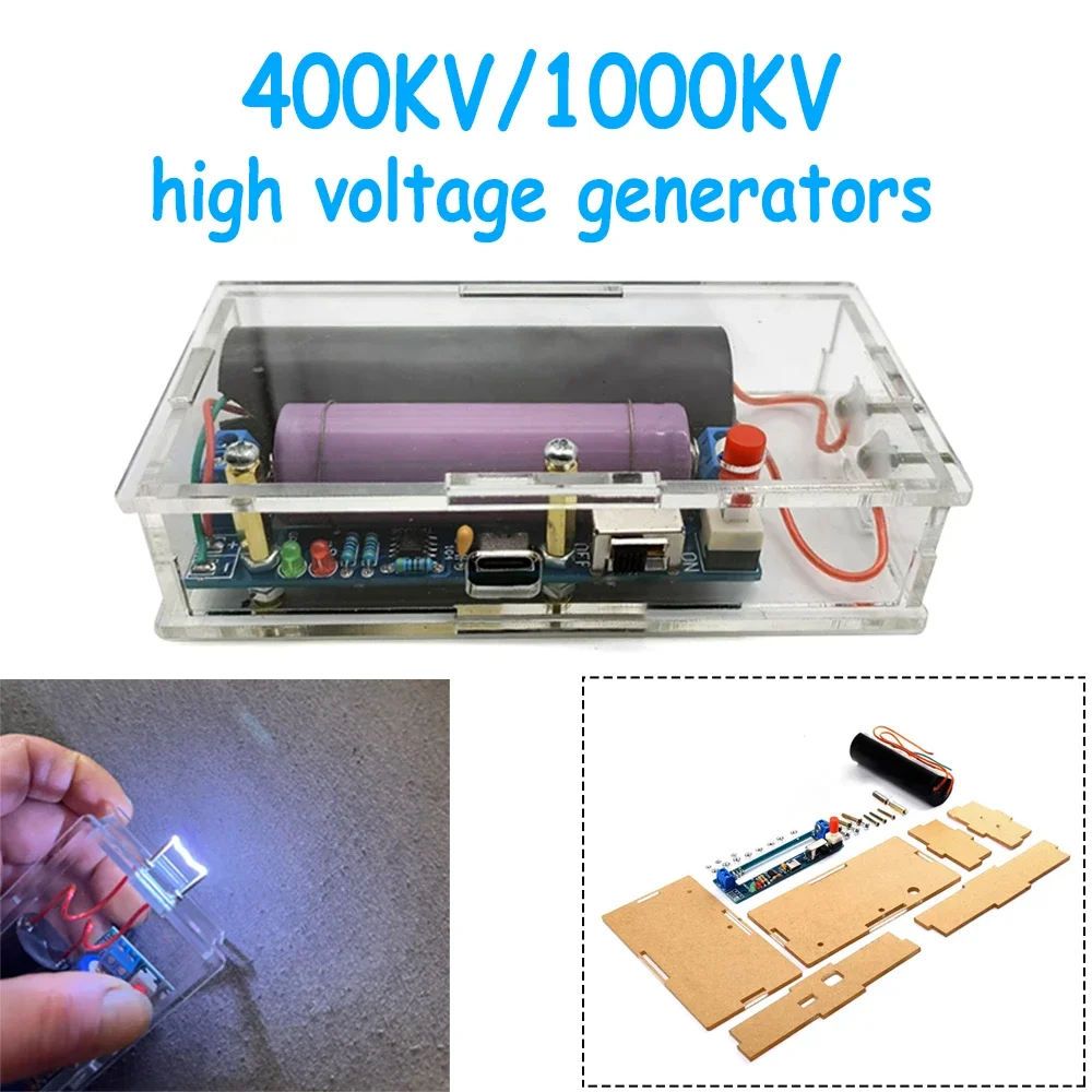 1000Kv 400Kv Dc High Voltage Generator Booster Board Inverter Diy Kit Module