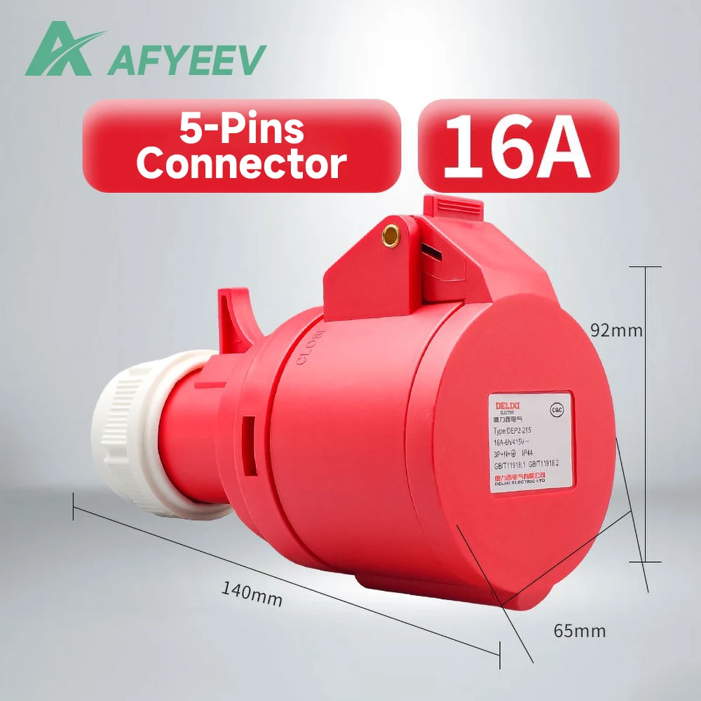 EV Charger Schuko Plug to CEE Red Power Female Plug 5 Pins Socket Adapter Connect with 16A 3 Phase 11KW Portable Charger 15 EV Charger Schuko Plug to CEE Red Power Female Plug 5 Pins Socket Adapter Connect with 16A 3 Phase 11KW Portable Charger 9