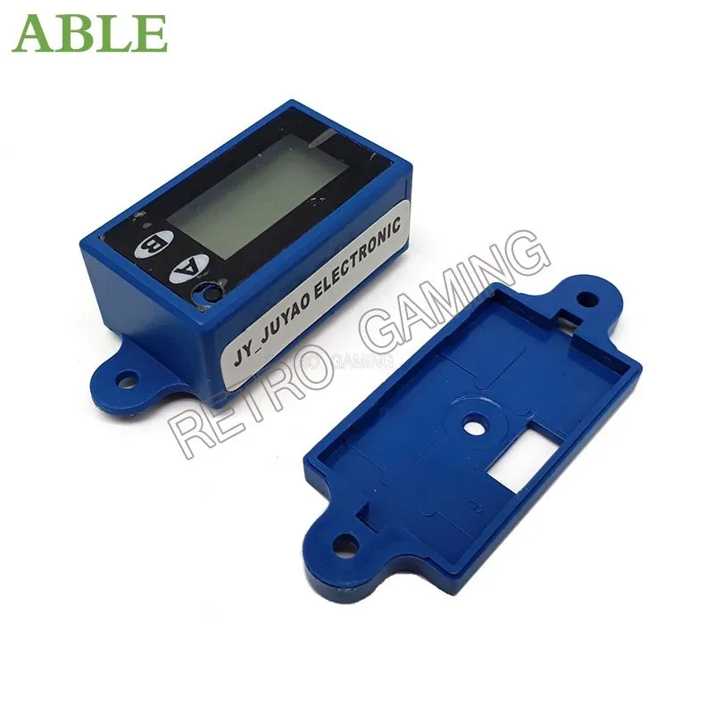 Arcade Machine 7 Digit LCD Counter DC 5V-18V Zero Delay Mini Electronic Totalizer With LED for Arcade Game Vending Machine Parts 22mm led round square digital counter meter 6 digit mini electronic signal totalizer panel 0 999999 ac 220v 380v