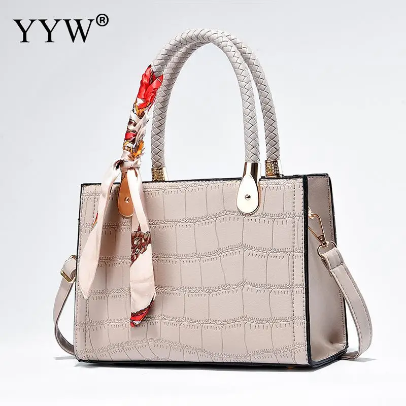 High Quality Ladies Leather Leathr Handbag 2023 Luxury Retro Designer Alligator Women Shoulder Messenger Bags Ladies Tote Bolsas