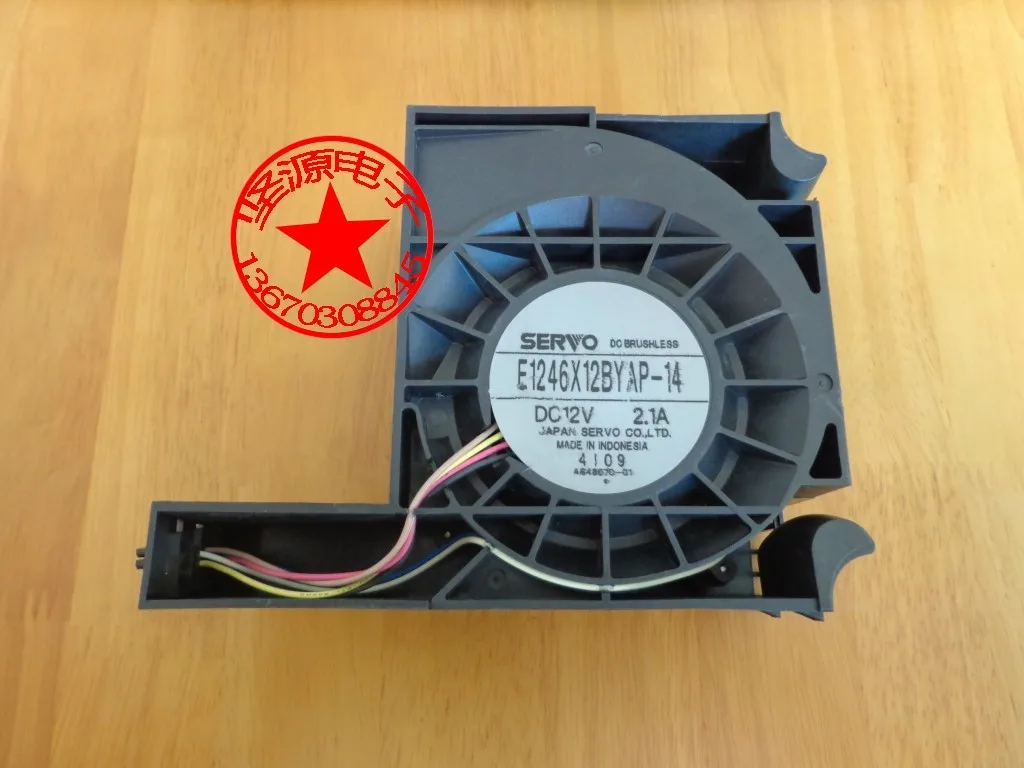 

Сервопривод E1246X12BYAP-14 DC 12V 2.1A 4-проводной вентилятор охлаждения сервера