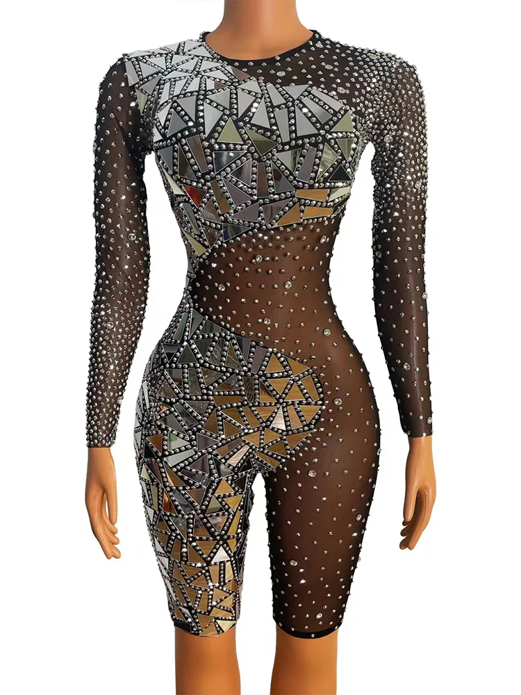 

High Quality Hot Pearl Sequin Elastic Jumpsuit Shorts 2023 New Fashionable Women'S Clothing