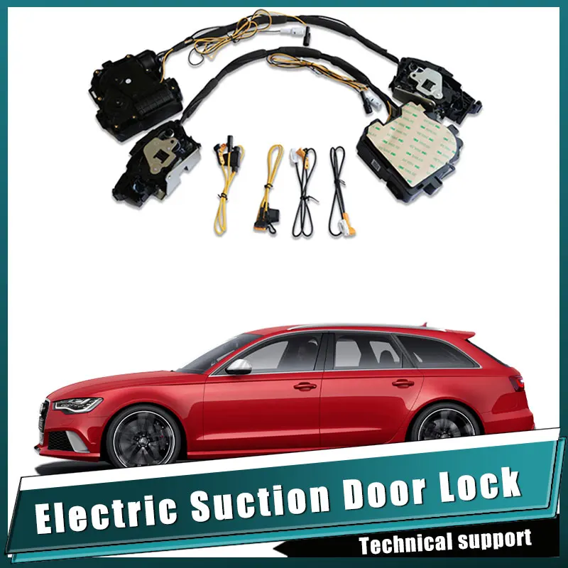 Serratura Della Porta Di Aspirazione Elettrica Automatica Intelligente Per Audi Rs6 2016-2023 Porta Automatica Soft Close Super Silence Car Vehicle Do