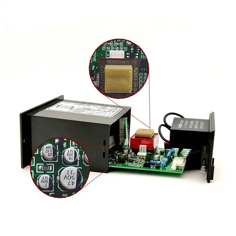 AC Speed Controller Speed Regulator UX-52 LED display AC 220V Motor speed controller 6W to 400W with filter capacitor Forward & Backward 50/60hz