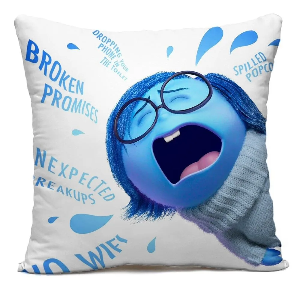 Disney Inside Out almohada periférica sala de estar sofá cojín