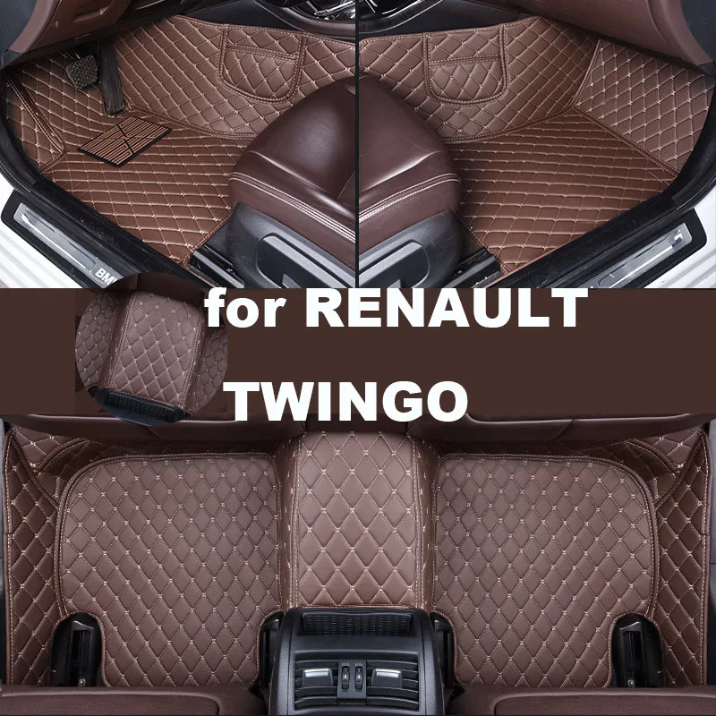 

Autohome Car Floor Mats For RENAULT TWINGO 2000-2007 Year Upgraded Version Foot Coche Accessories Carpetscustomized