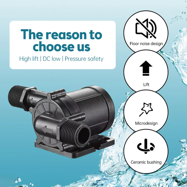 Pompa Sommersa Mini 180L/H 3W - Per Acquari, Fontane, Con Ugelli - Foto 4