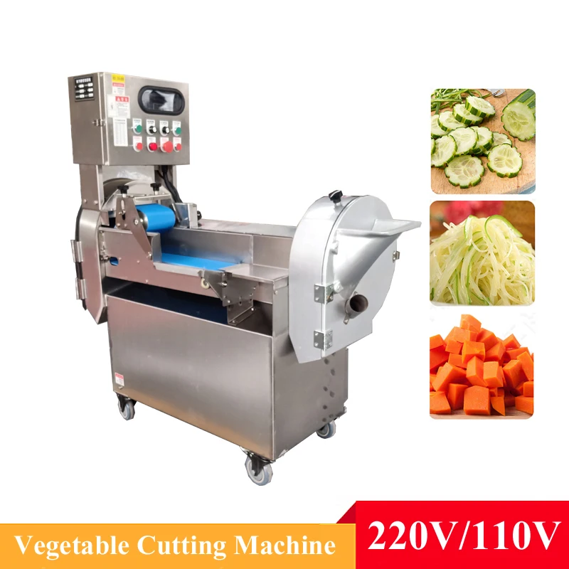 

Commercial Vegetable Fruit Cutter Electric Slicer Stainless Steel Food Cabbage Chopper Shred Vegetable Cutting Machine 1100W