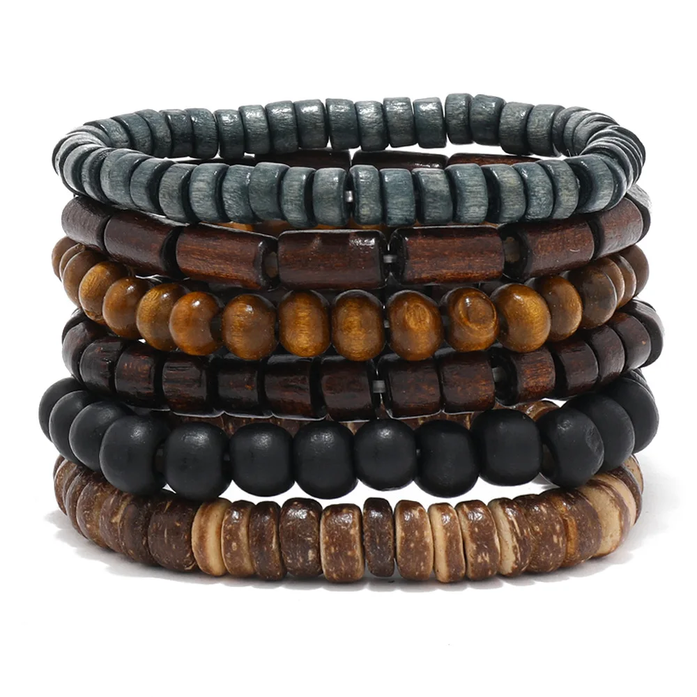 Bracelet Jewelry Multi-layer Buddha Bead Beaded Retro Style Men