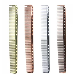 Durable Space Aluminum Hairdressing Cut Comb Anti Static Haircut Comb for Professional Salon Barber Hair Care Beauty Tool