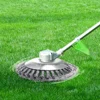 Steel Wire Wheel Garden Weed Brush Lawn Mower Grass Eater Trimmer Brush Cutter Tools Garden Grass Trimmer Head Weed Brush 4