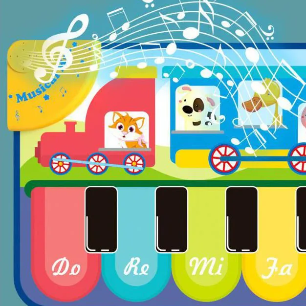 Multifunctional Music Blanket Floor Games Toys Family Parent-child Interaction Dancing Blanket Party Ganes Electric Toys for Kid 4