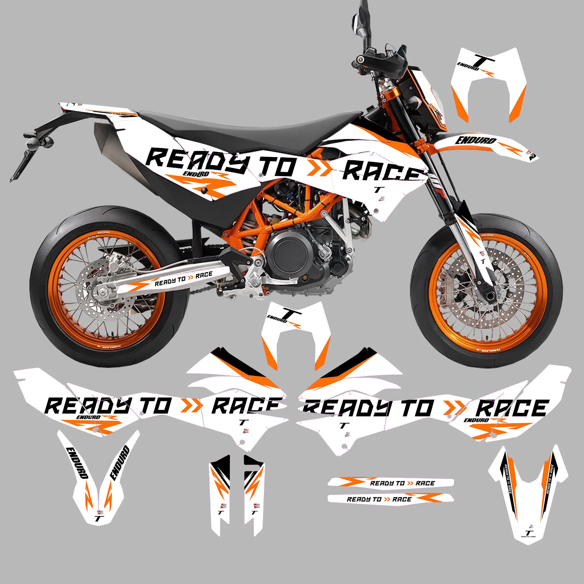 Graphic Kit for  2012-2018 690SMC-R  2012 2013 2014 2015 2016 2017 2018 Motocross Decals Sticker