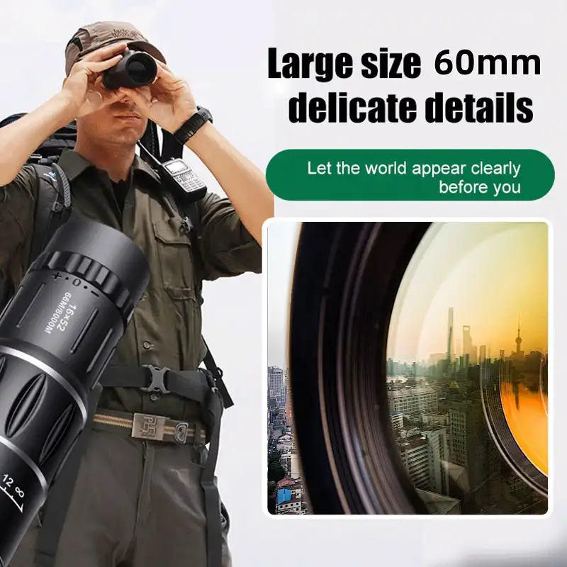 Portable monocular telescope with high magnification Tragbares monokulares Teleskop mit hoher Vergr&ouml;&szlig;erung