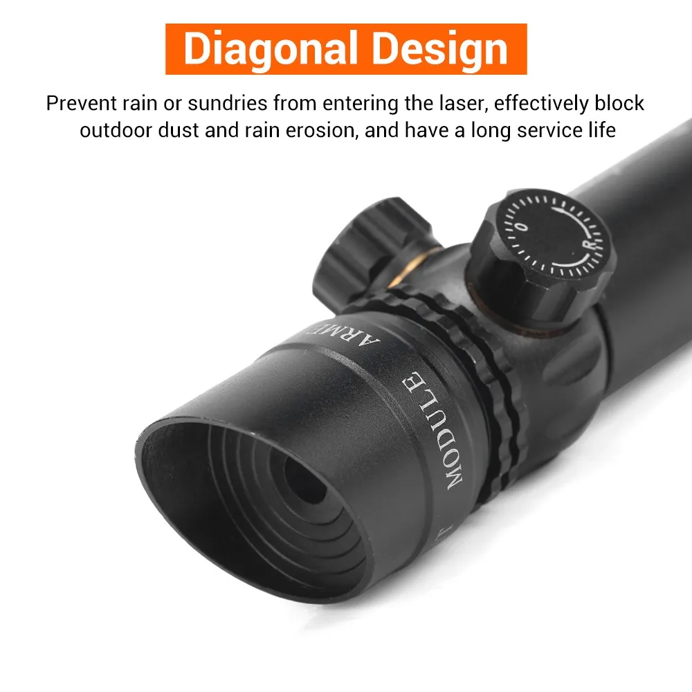 Tactical Laser Sight Green Red Dot Laser Adjustable Pointer Red Dot Rifle Scope with Remote Press Switch Hunting Accessory