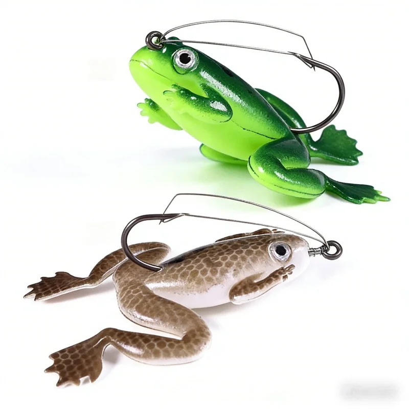 6cm5g Schwimmender Köder Frosch Anti-Haken Grundköder für Schlangenkopffische Spezielle Angelausrüstung Neues Modell