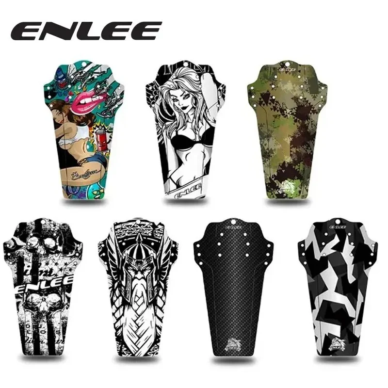 1/2pcs Bicycle Fender Road Mtb Mudguard Mountain Bike Fender Front/Rear Mud Water Guard Wing Plastic Cycling Fender Bike Parts